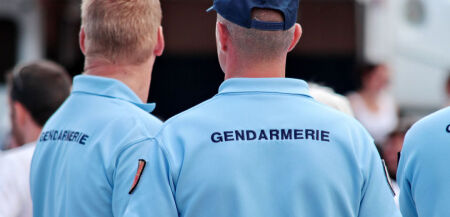 CEINTURON DE GRANDE TENUE D'OFFICIER DE LA GENDARMERIE D'ÉLITE